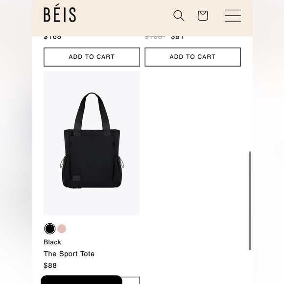 BEIS the sport tote - Picture 2 of 2